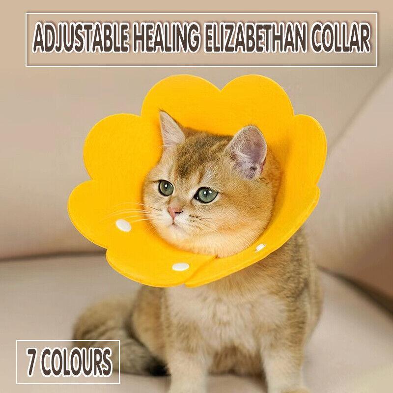 Pet Dog Cat Adjustable Soft Healing Elizabethan Collar Cone Medical Protective