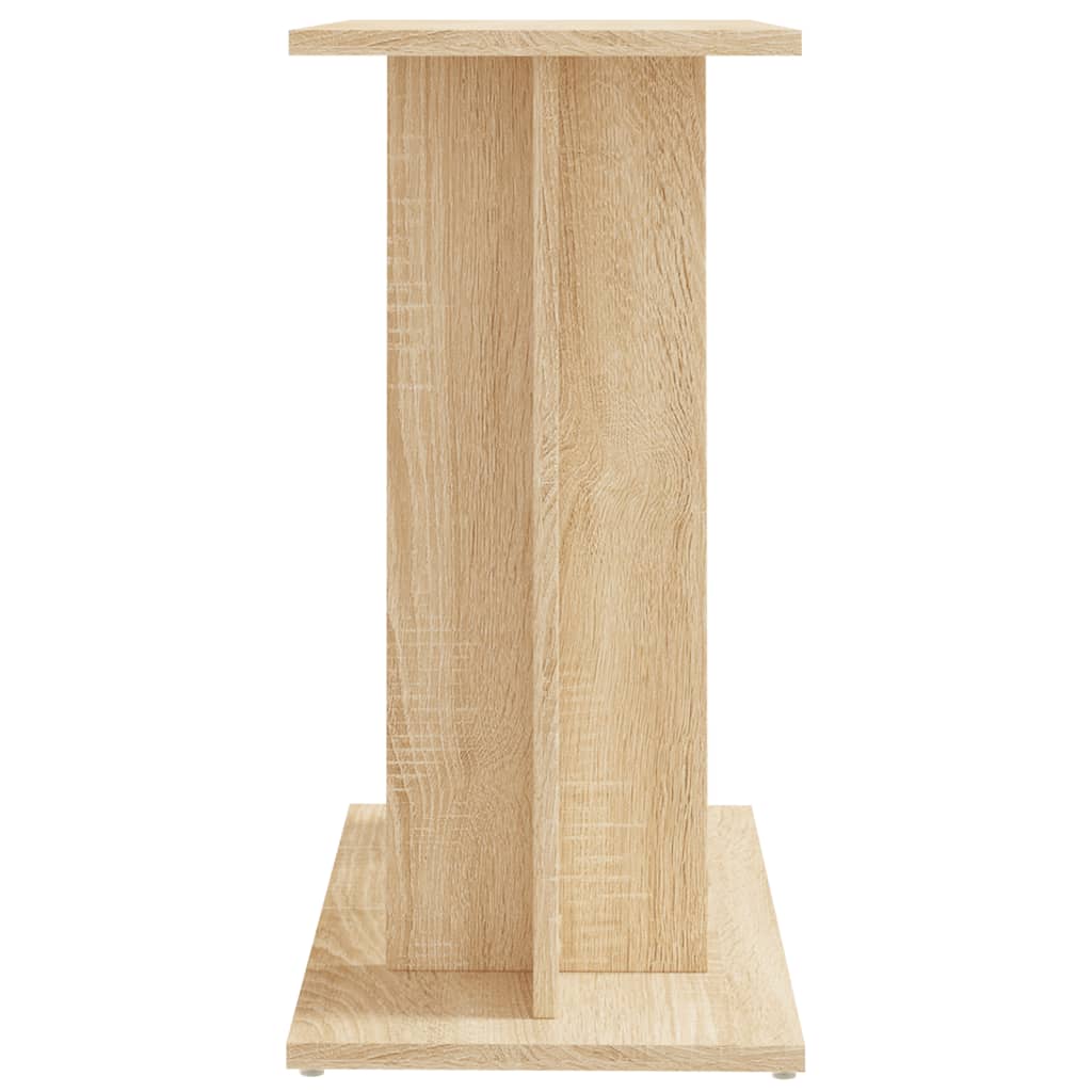 NNEVL Aquarium Stand Sonoma Oak 60x30x60 cm Engineered Wood