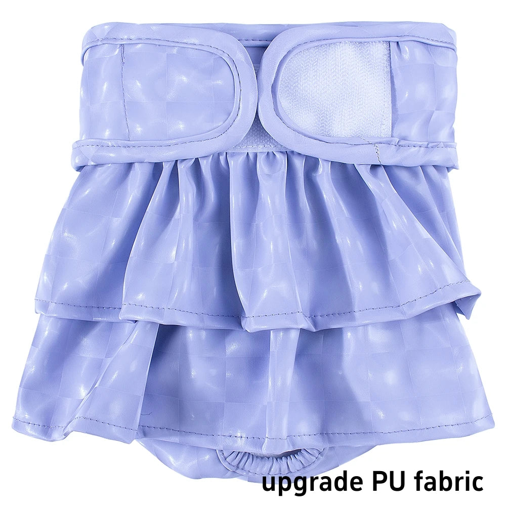 Adjustable Dog Diapers Female Reusable Washable Diapers Dog For Small Middle Solid Color Dog dress Cutey Pet supplies