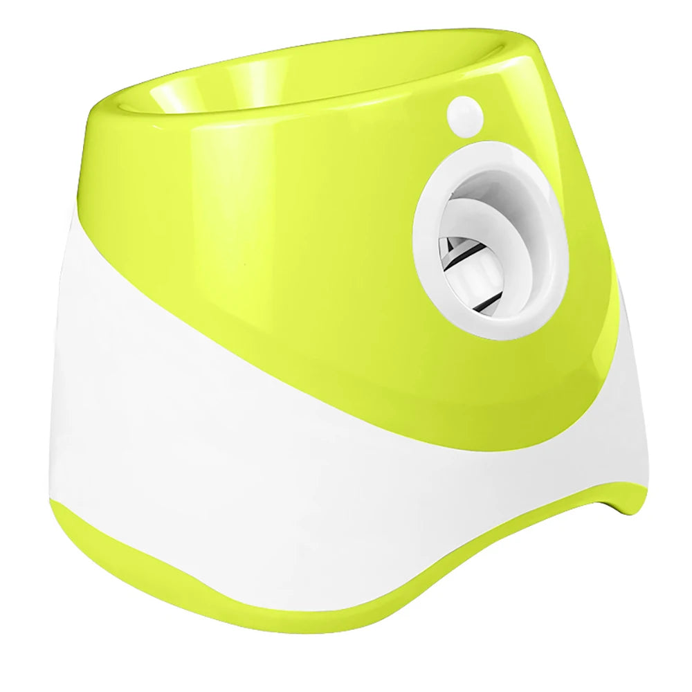 Dog Toy Interactive Automatic Ball Launcher with 6 Tennis Balls Outdoor Thrower Fetch Machine Ball Launcher for Dog USB Charging
