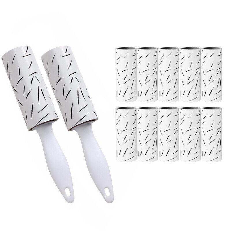 Lint Roller With Refills Sticky Remover Pet Dog Hair Clothes Dust Sofa Cleaning-6